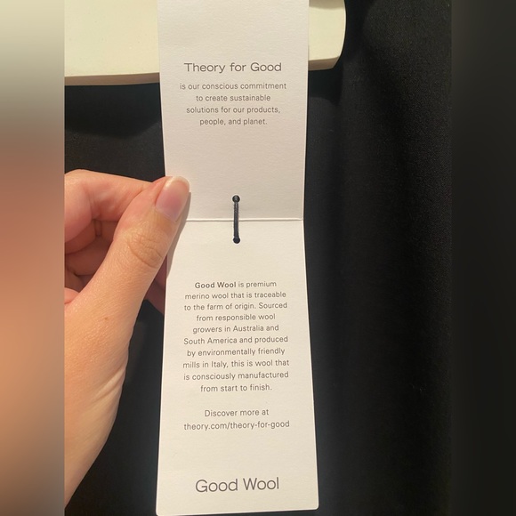 Theory NWT Pencil Skirt in Good Wool - Black - Brand New Size 6 - Picture 11 of 12